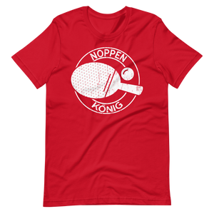 Noppen König T-Shirt - Coole Geschenkidee für Tischtennisfans