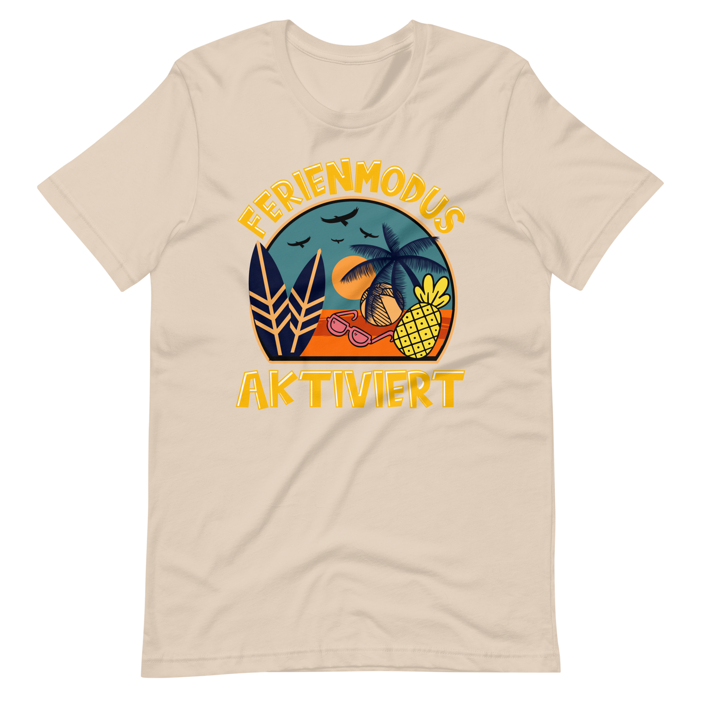 Lustiges T-Shirt "Ferienmodus aktiviert! Sommer ist da!" | Sommerliche Vibes