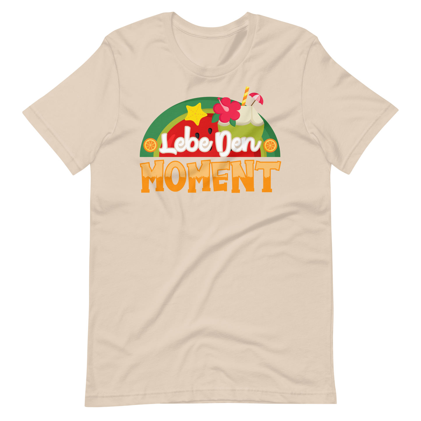 Sommer-T-Shirt "Moment leben!" | Positiver Style