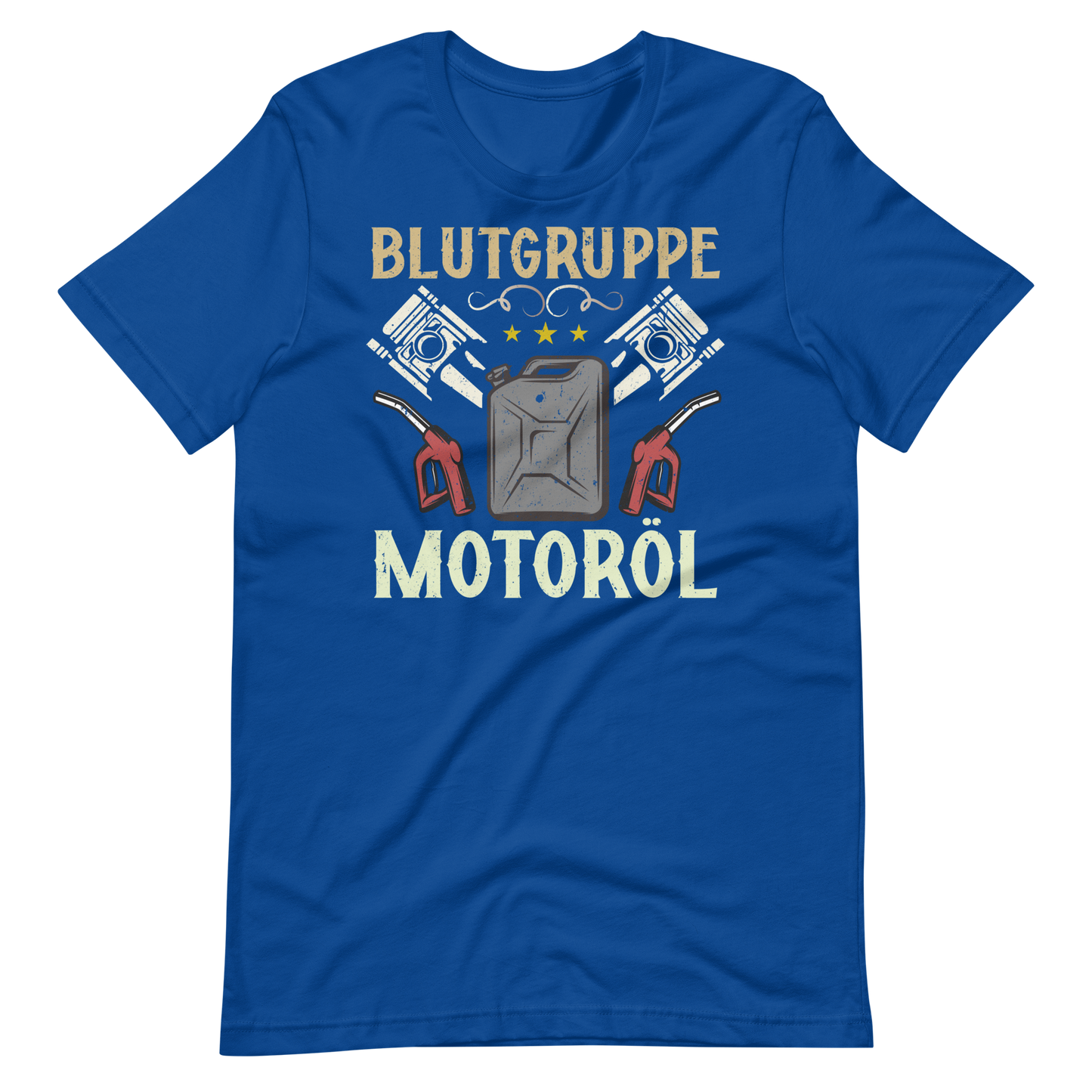 Blutgruppe Motoröl T-Shirt - Lustiges Geschenk für Auto-Enthusiasten