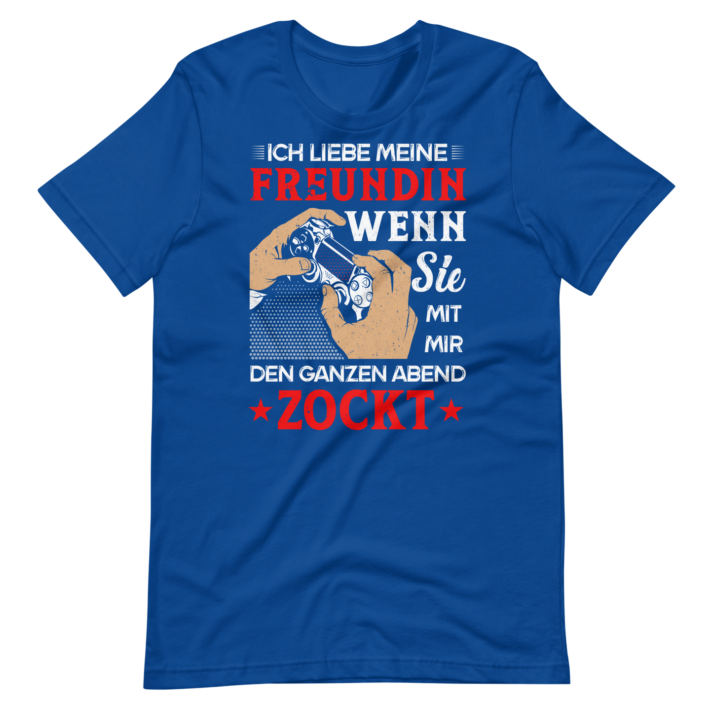 Gamer-Kapuzenpullover Zocker-Erlebnisse | Spruch: "Liebe, wenn Freundin zockt!"