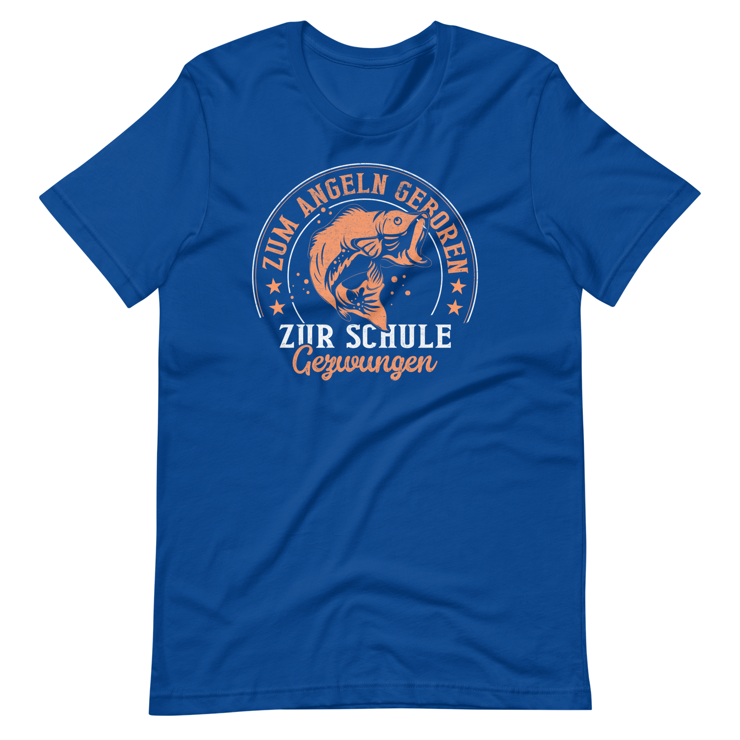 Zum Angeln geboren, zur Schule gezwungen T-Shirt für Angelliebhaber