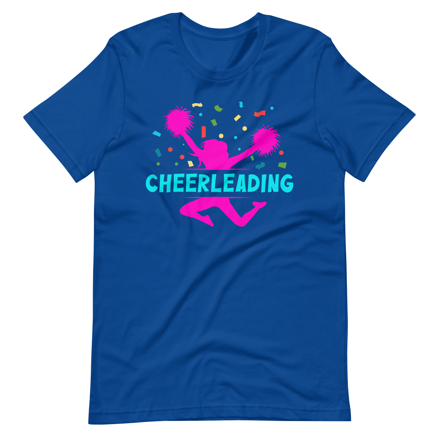 Cheerleading Pomms T-Shirt für Mädchen und Frauen