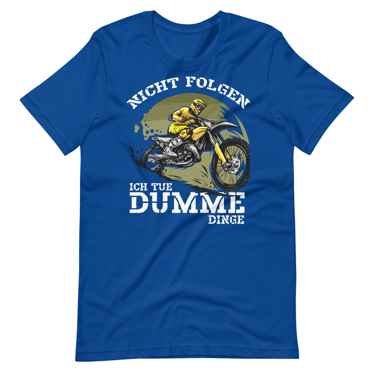 Motocross T-Shirt - Nicht folgen! Dumme Dinge tun!