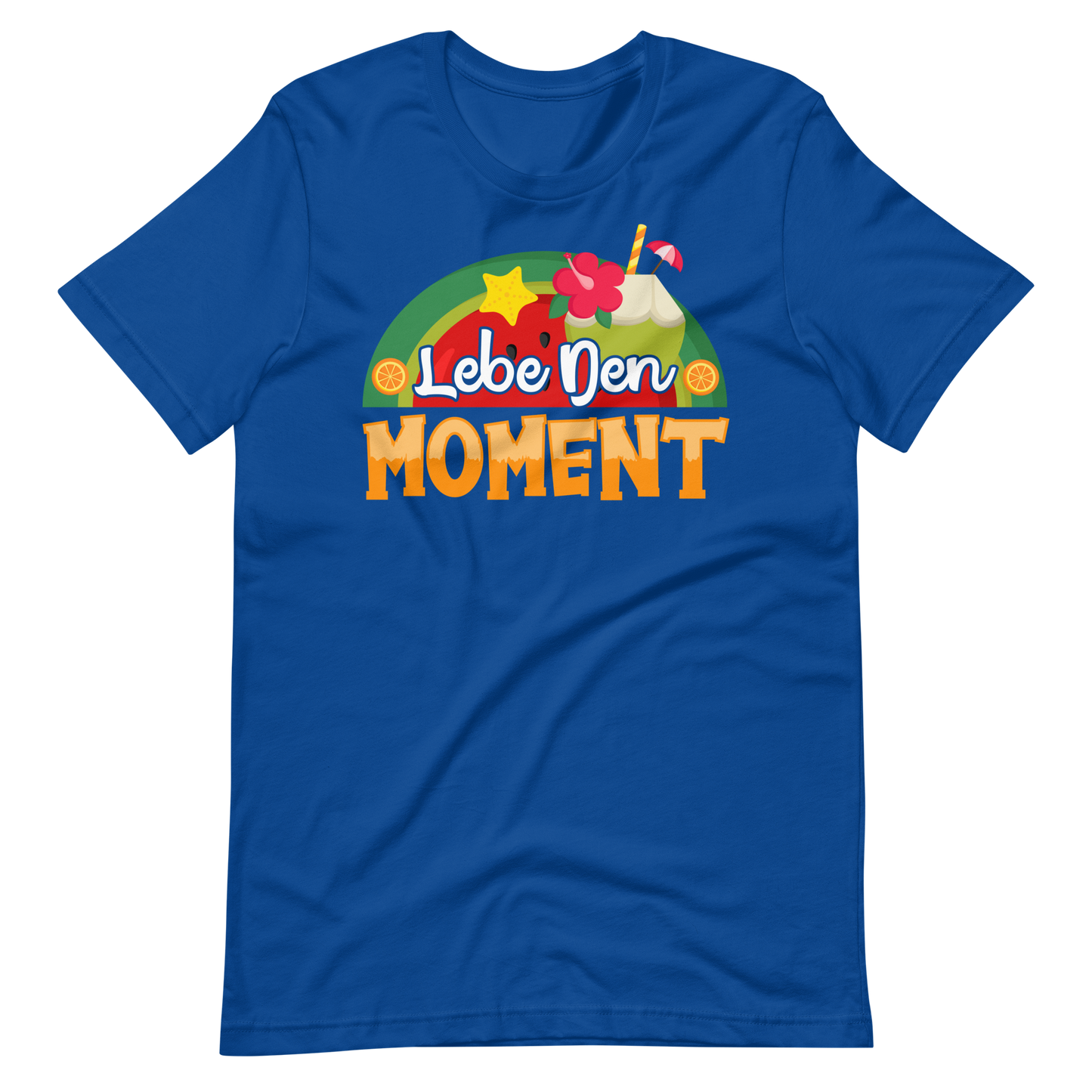Sommer-T-Shirt "Moment leben!" | Positiver Style