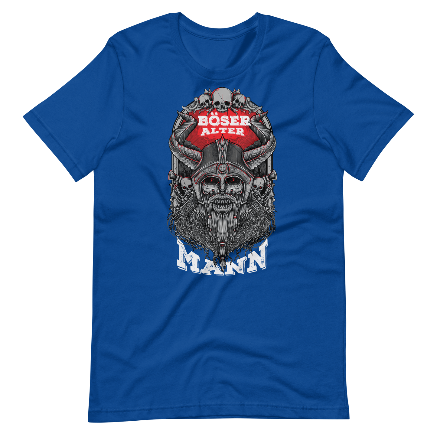 Lustiges T-Shirt "Böser alter Mann! Viking Style!"