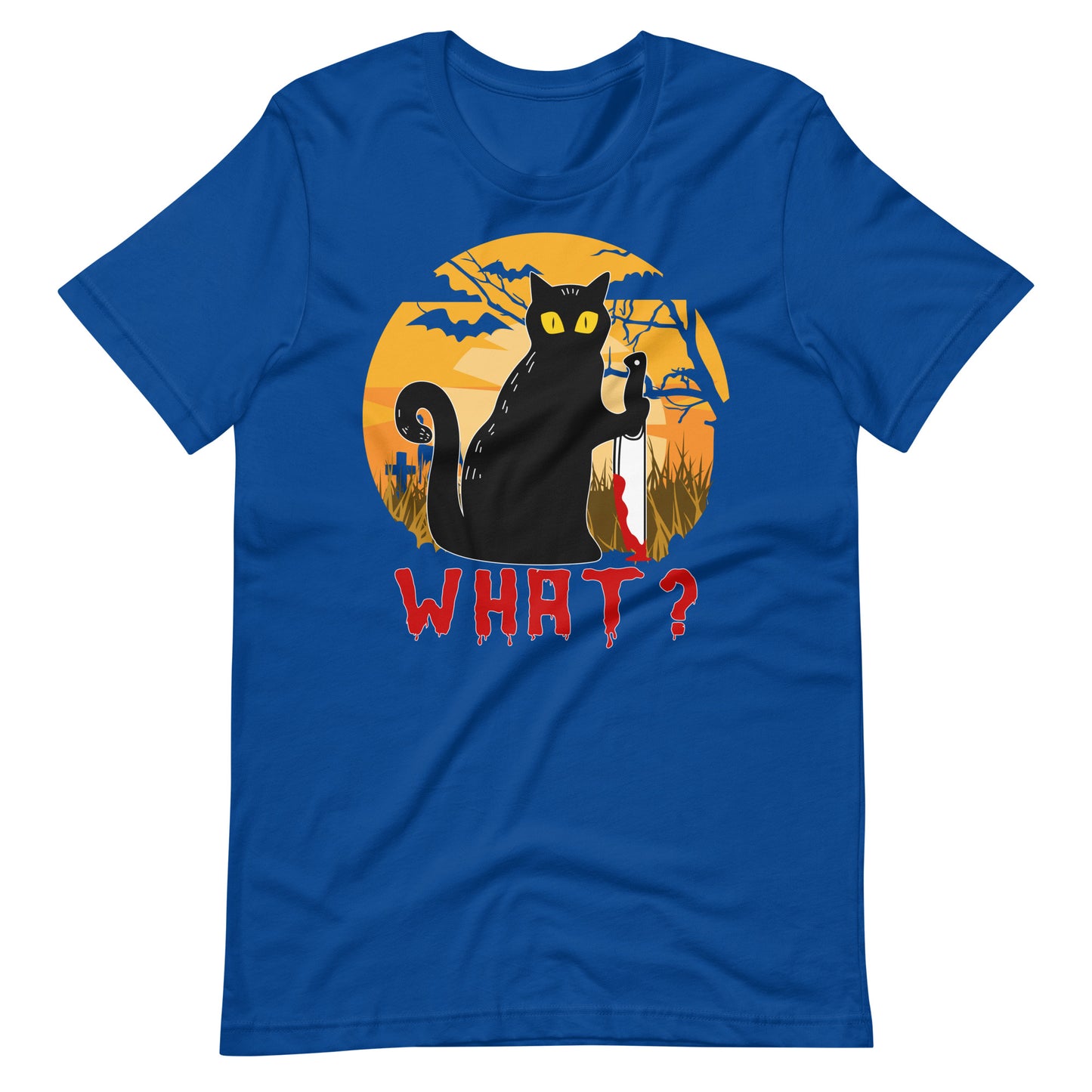 Halloween T-Shirt: WHAT. Katzen Horror - Gruselige Katzenträtsel
