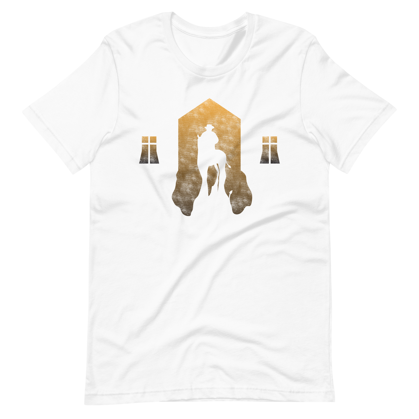 Retro Vintage T-Shirt - Pferdesilhouette!