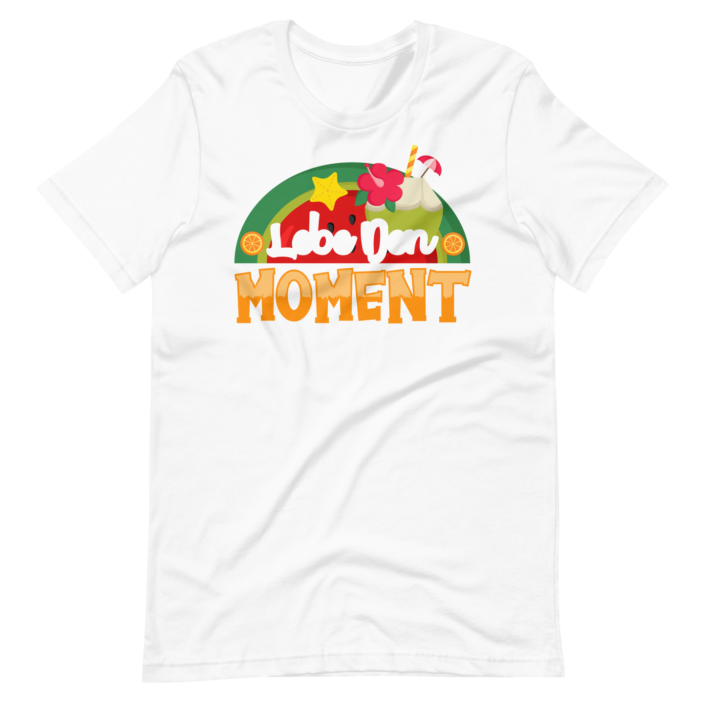 Sommer-T-Shirt "Moment leben!" | Positiver Style
