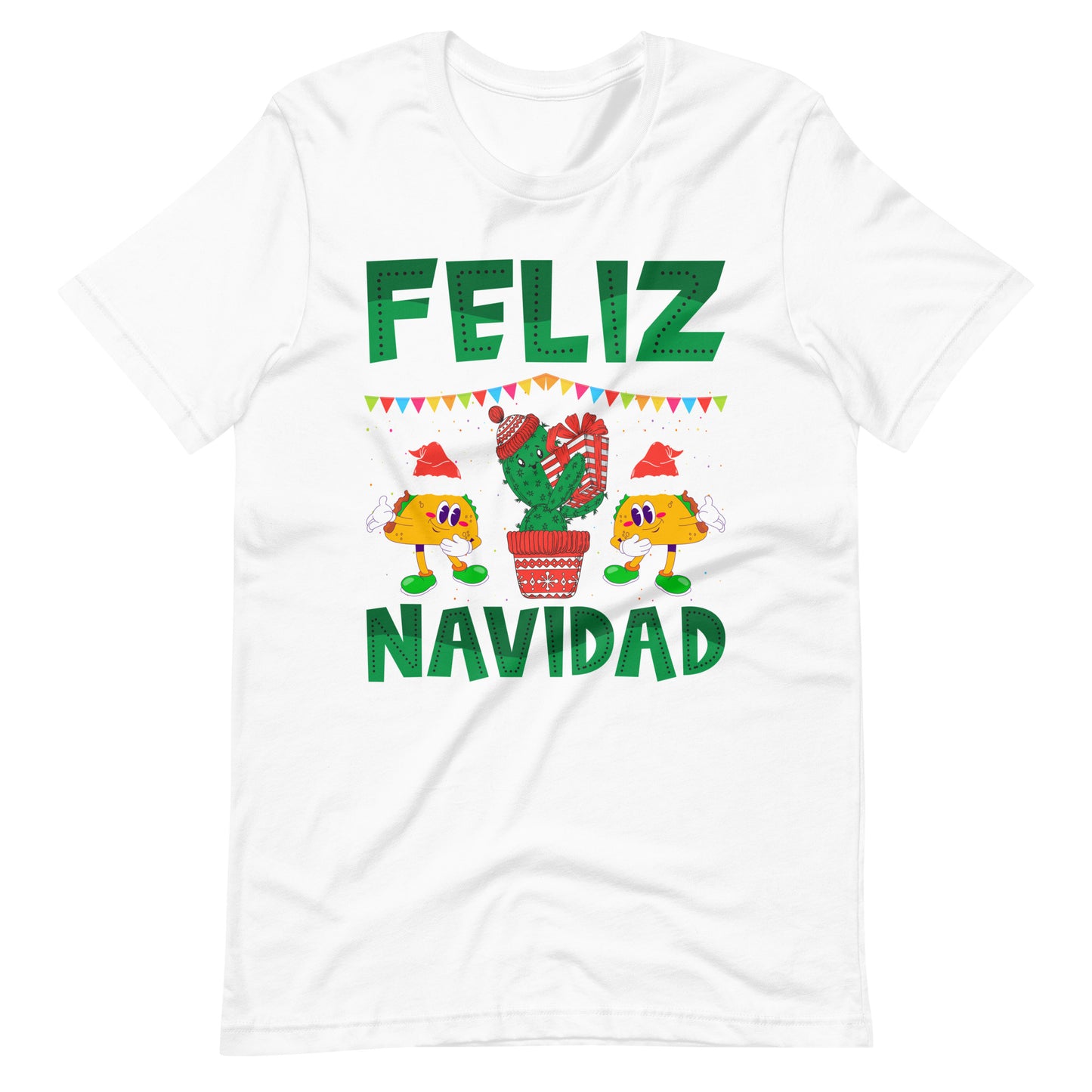 Frohe Weihnachten T-Shirt: Feliz Navidad, Merry Christmas