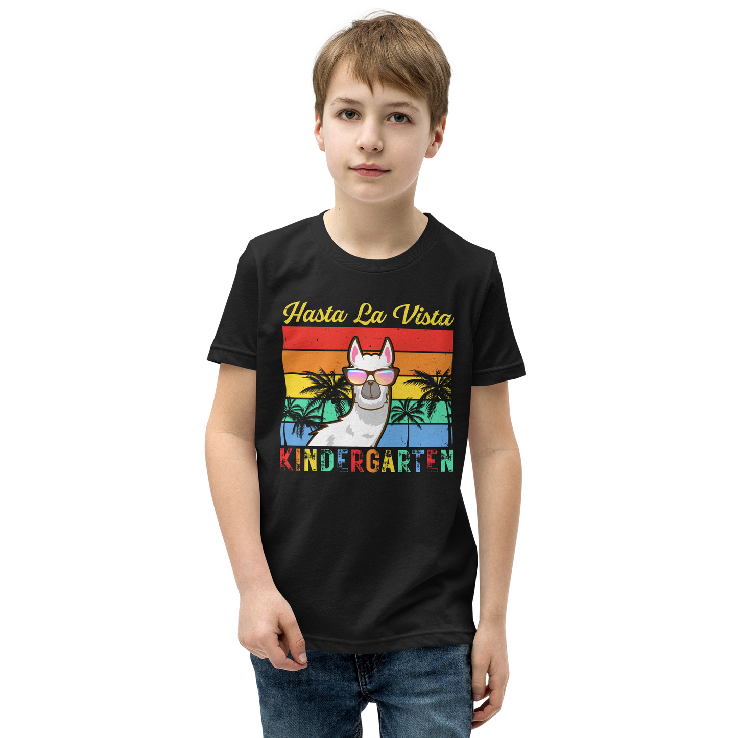 Lustiges T-Shirt "Hasta La Vista Kindergarten! Einschulung" | Kinder Geschenk