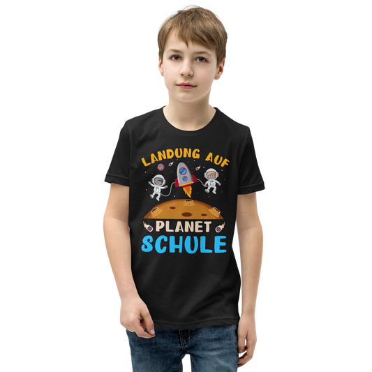 Lustiges T-Shirt "Landung auf Planet Schule! Einschulung" | Einschulungsgeschenk