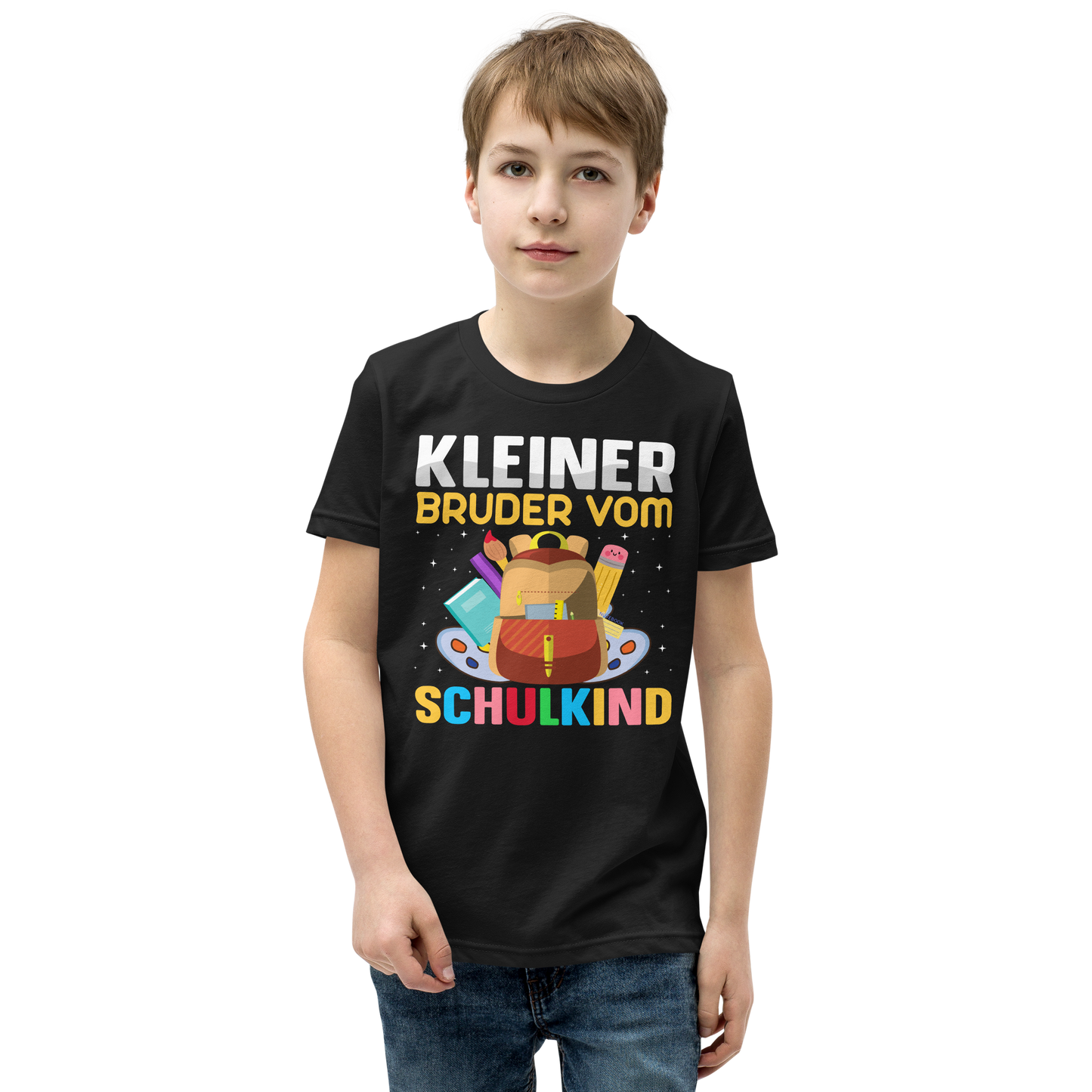 Niedliches T-Shirt "Kleiner Bruder vom Schulkind! Einschulung" | Geschwister Geschenk