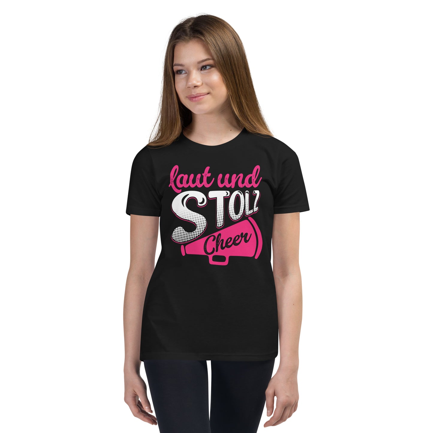 Laut und Stolz Cheer - Dein Statement T-Shirt für Cheerleading-Enthusiasten