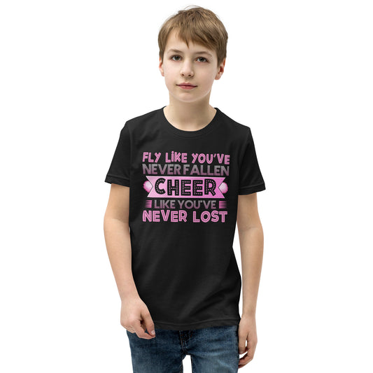 Fly like you've never Fallen Cheer - Dein motivierendes T-Shirt