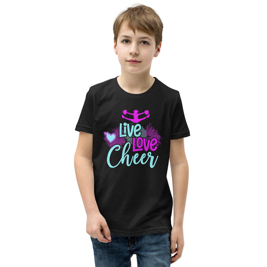 Live! Love! Cheer! Cheerleader - Dein leidenschaftliches T-Shirt
