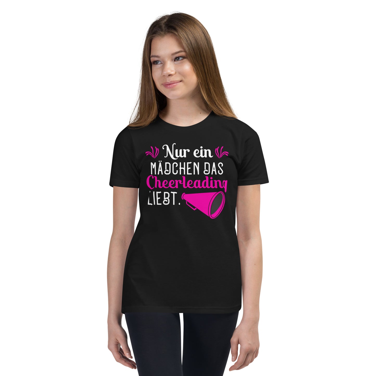 Nur ein Mädchen, das Cheerleading LIEBT! - Dein leidenschaftliches T-Shirt