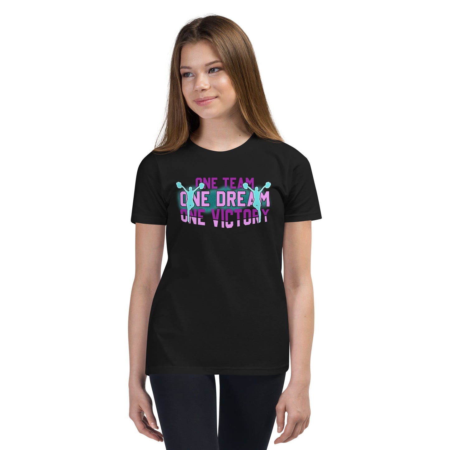 One Team, One Dream, One Victory! Cheerleader - Dein motivierendes T-Shirt