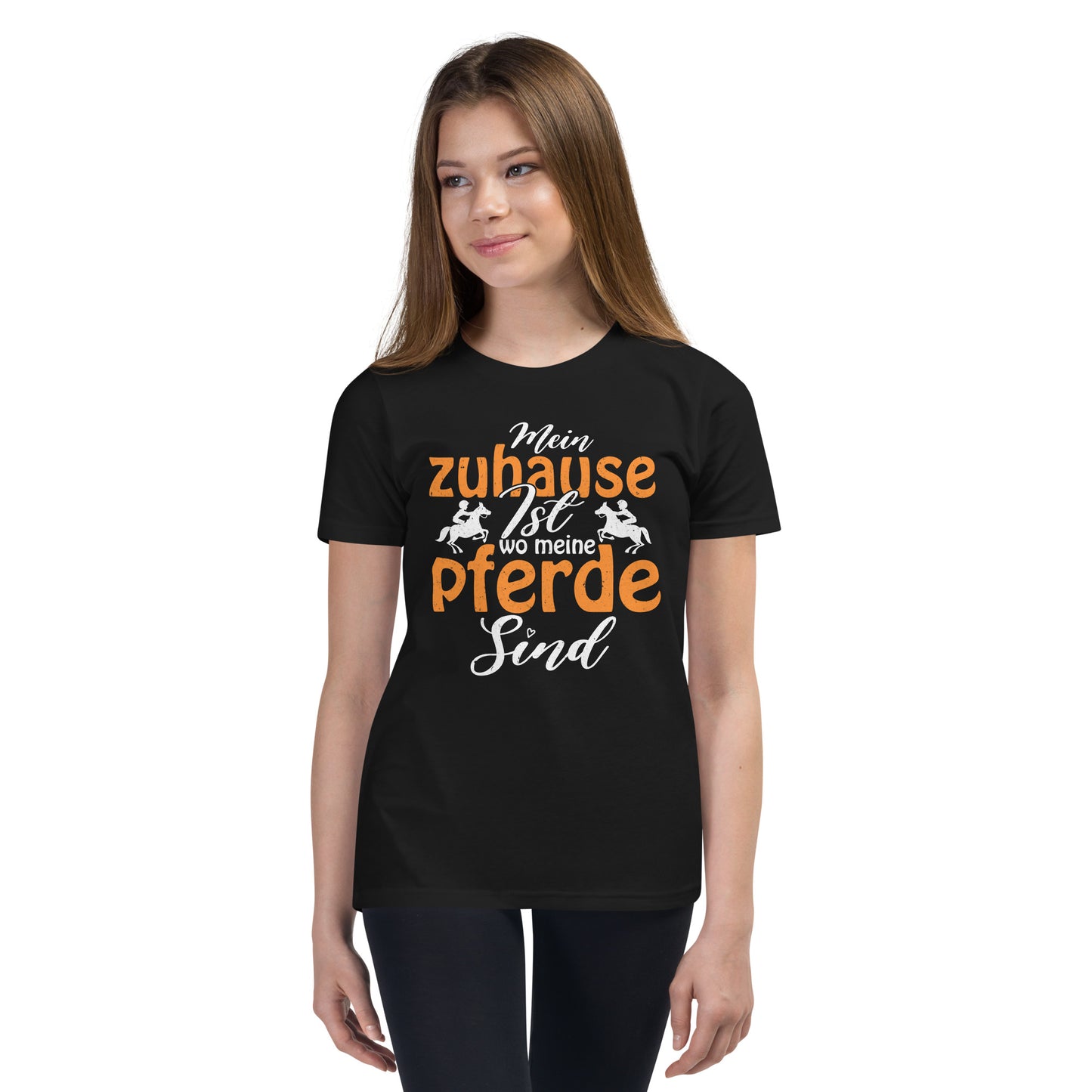 Pferdeliebe pur: Mein Zuhause ist, wo meine Pferde sind! T-Shirt