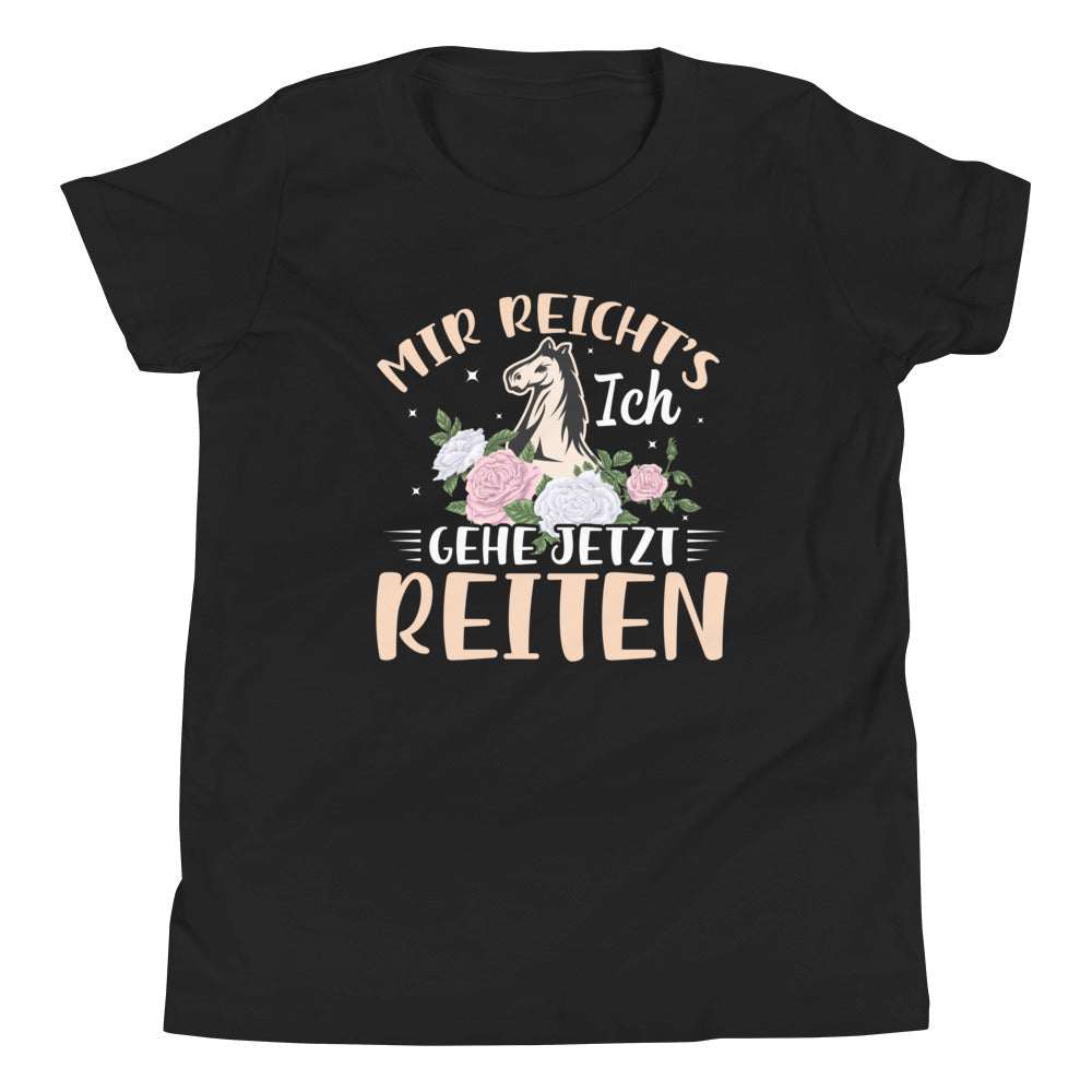 Entdecke die Freiheit: 'Mir reichts, Ich gehe jetzt reiten!' Kinder T-Shirt
