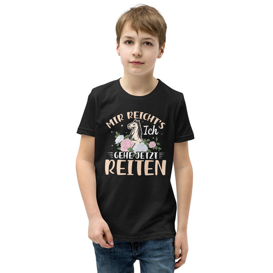 Entdecke die Freiheit: 'Mir reichts, Ich gehe jetzt reiten!' Kinder T-Shirt