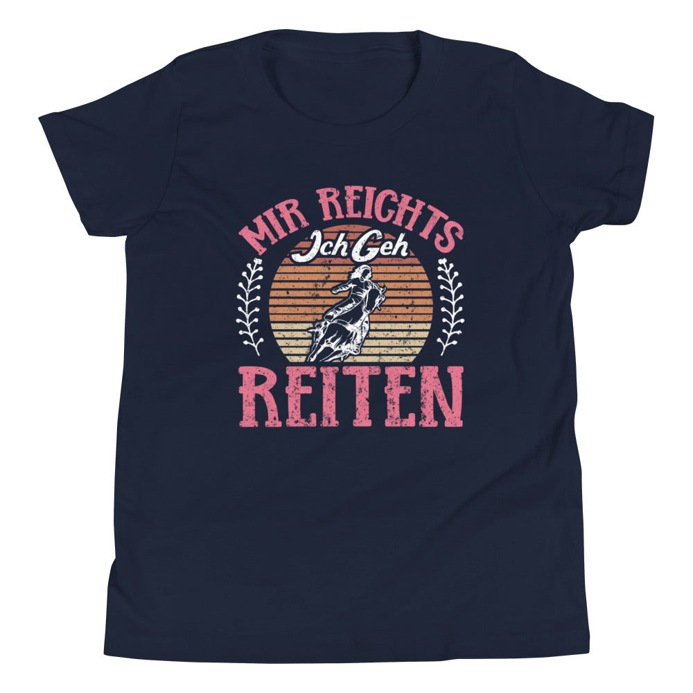 Entdecke die Freiheit: 'Mir reichts, Ich geh reiten!' Kinder T-Shirt
