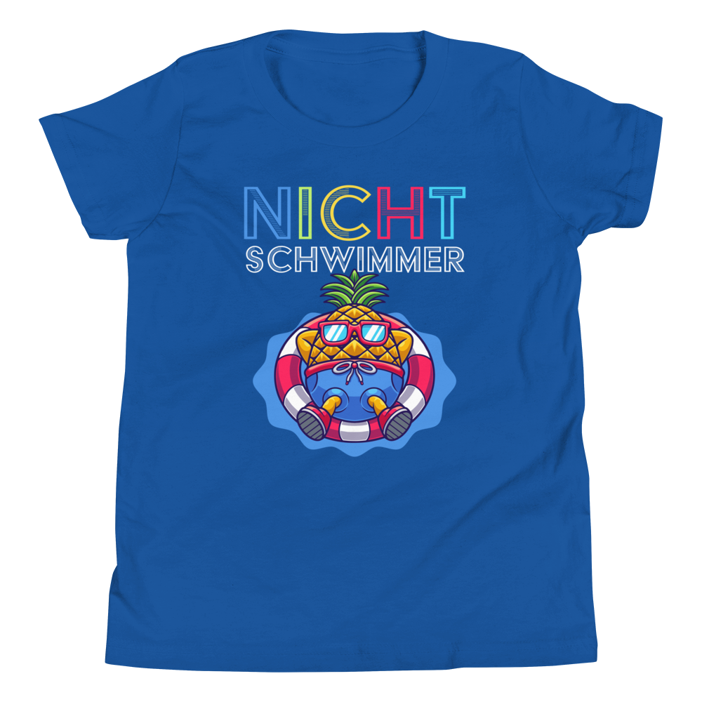 Lustiges T-Shirt "NICHT Schwimmer - Funny Ananas" | Witziger Spruch