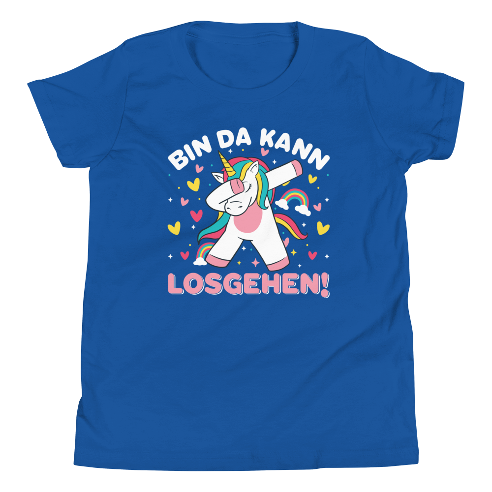 Lustiges T-Shirt "Bin da! Kann losgehen!" | Bereit für neue Abenteuer