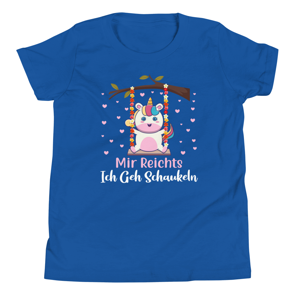 Lustiges T-Shirt "Mir reichts, schaukeln!" | Humorvolles Schaukel-Shirt