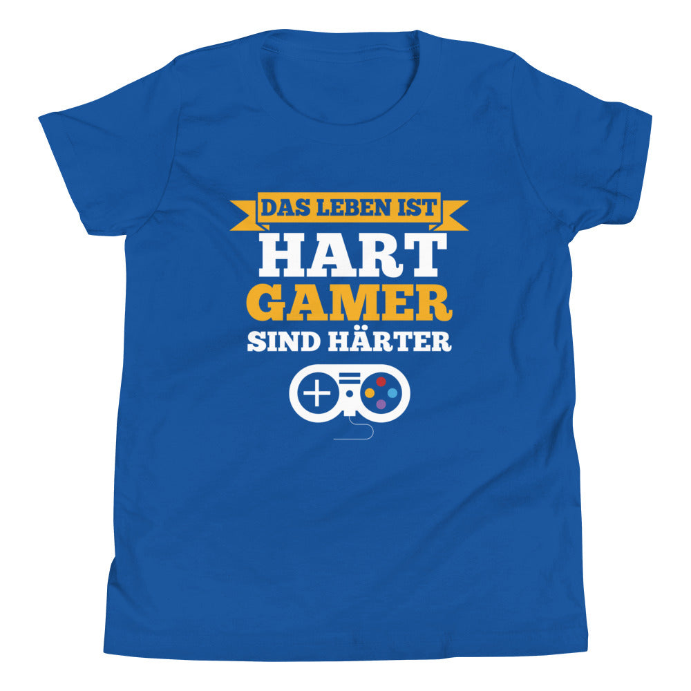 Gamer-Stärke im Fokus: Das Leben ist hart, Gamer sind härter! T-Shirt