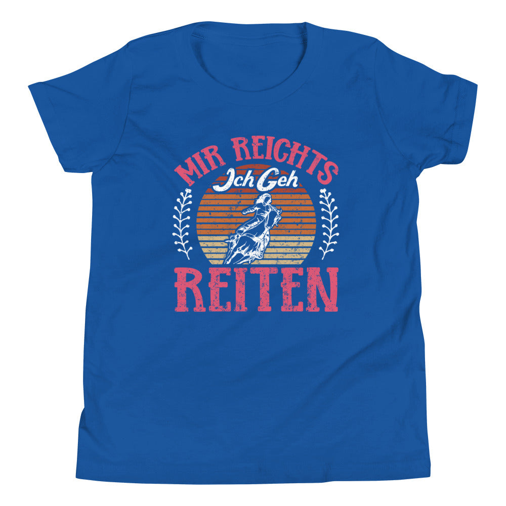 Entdecke die Freiheit: 'Mir reichts, Ich geh reiten!' Kinder T-Shirt
