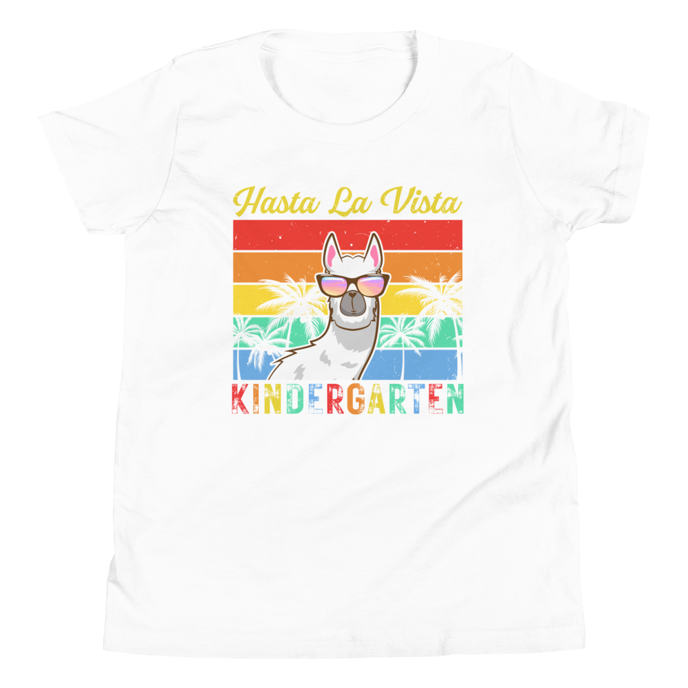 Lustiges T-Shirt "Hasta La Vista Kindergarten! Einschulung" | Kinder Geschenk