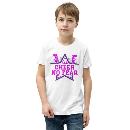 All Cheer No Fear - Dein T-Shirt für mutige Cheerleading-Fans