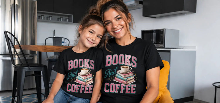 T-Shirts - Kaffee & Bücher - Für Erwachsene - StyleOne