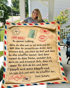 Unendliche Liebe: Kuscheldecke für meinen Liebling, ein Geschenk des Herzens