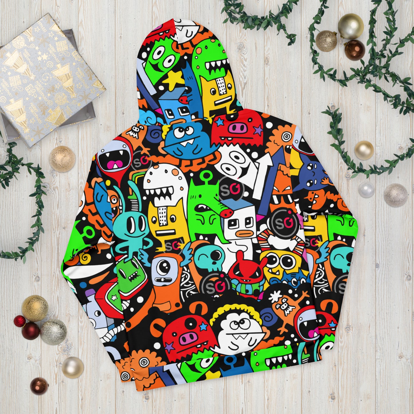 StyleOne Hoodie: Alien Droids Fun - Einzigartiger Kapuzenpullover mit futuristischem Flair