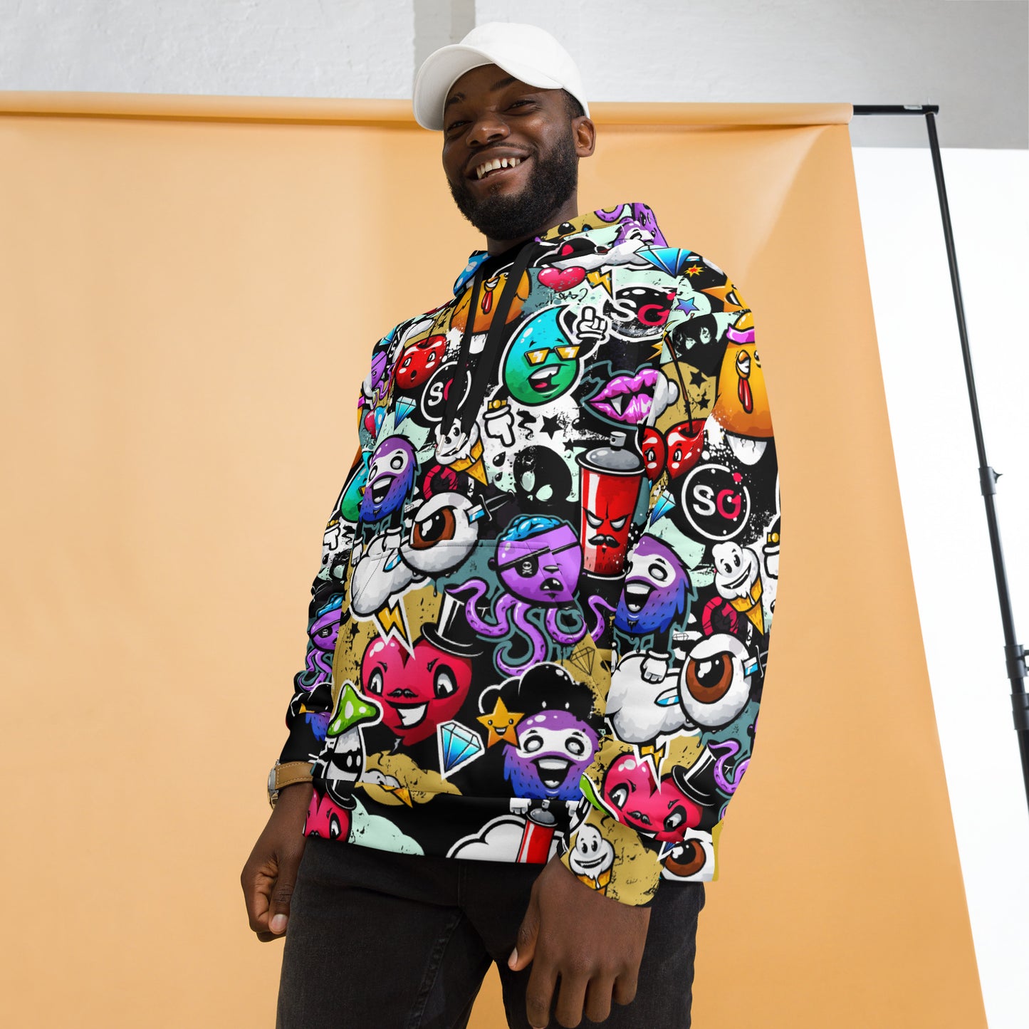 StyleOne Hoodie: Angry Comic Style - Einzigartiger Kapuzenpullover im wütenden Comic-Look