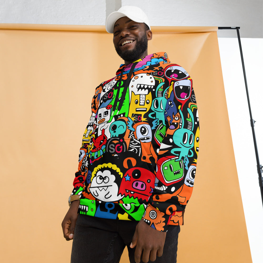 StyleOne Hoodie: Alien Droids Fun - Einzigartiger Kapuzenpullover mit futuristischem Flair