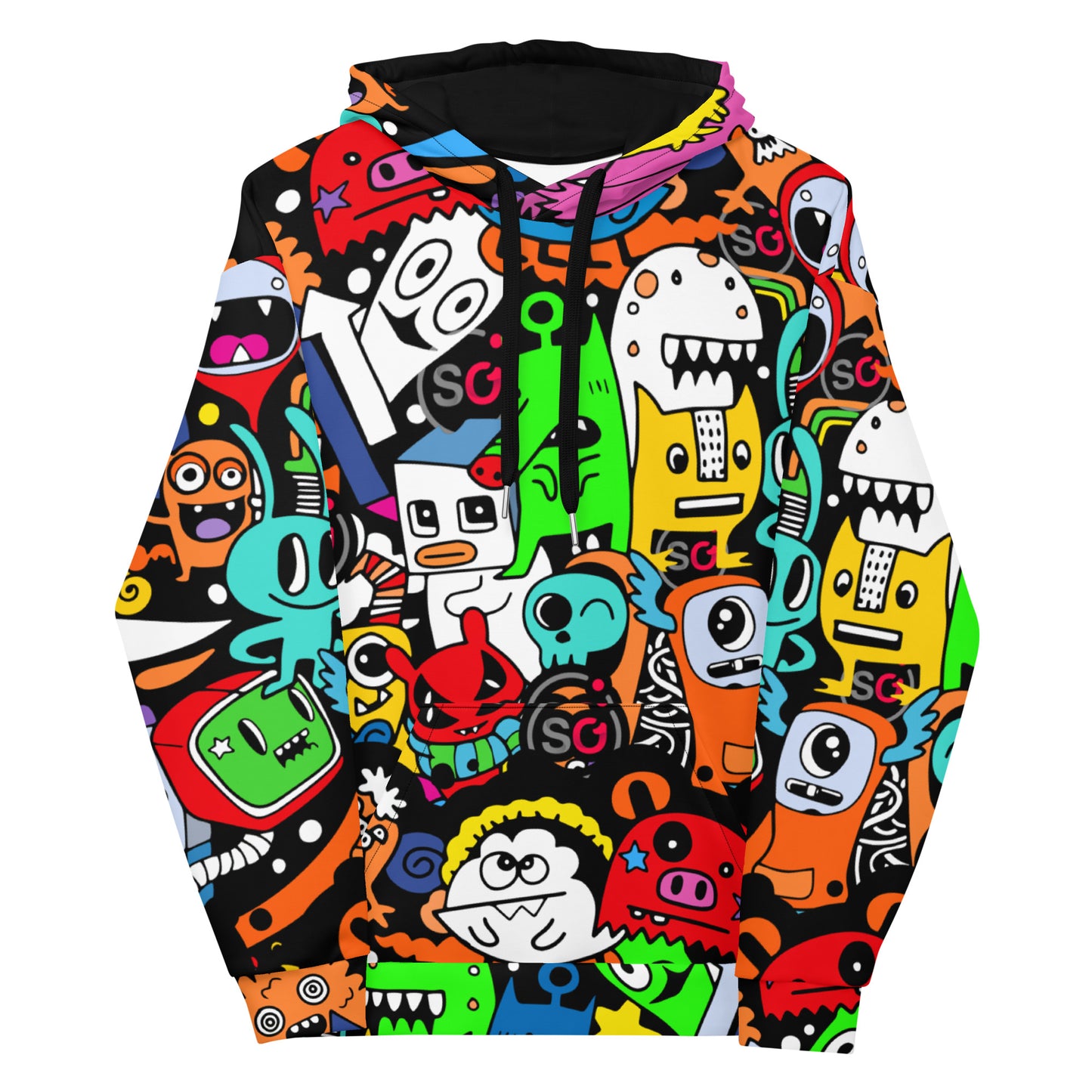 StyleOne Hoodie: Alien Droids Fun - Einzigartiger Kapuzenpullover mit futuristischem Flair