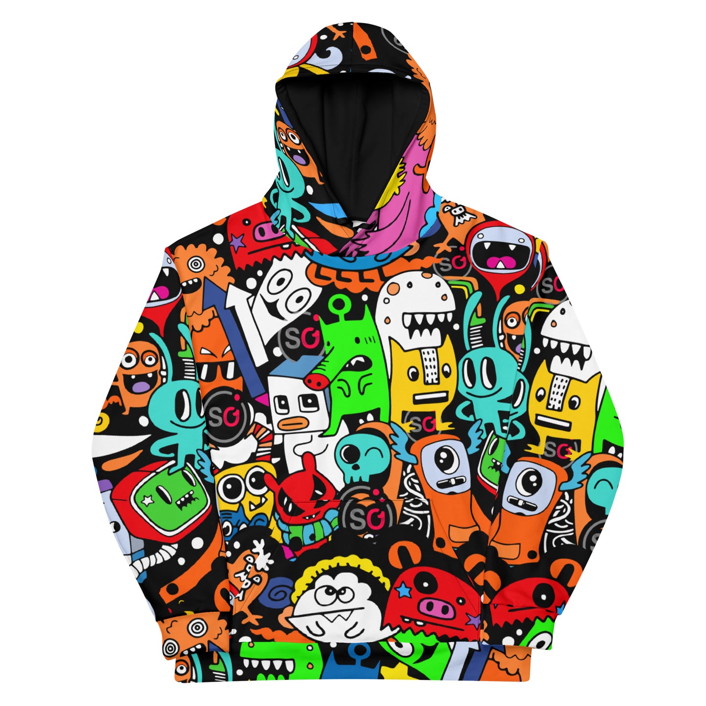 StyleOne Hoodie: Alien Droids Fun - Einzigartiger Kapuzenpullover mit futuristischem Flair