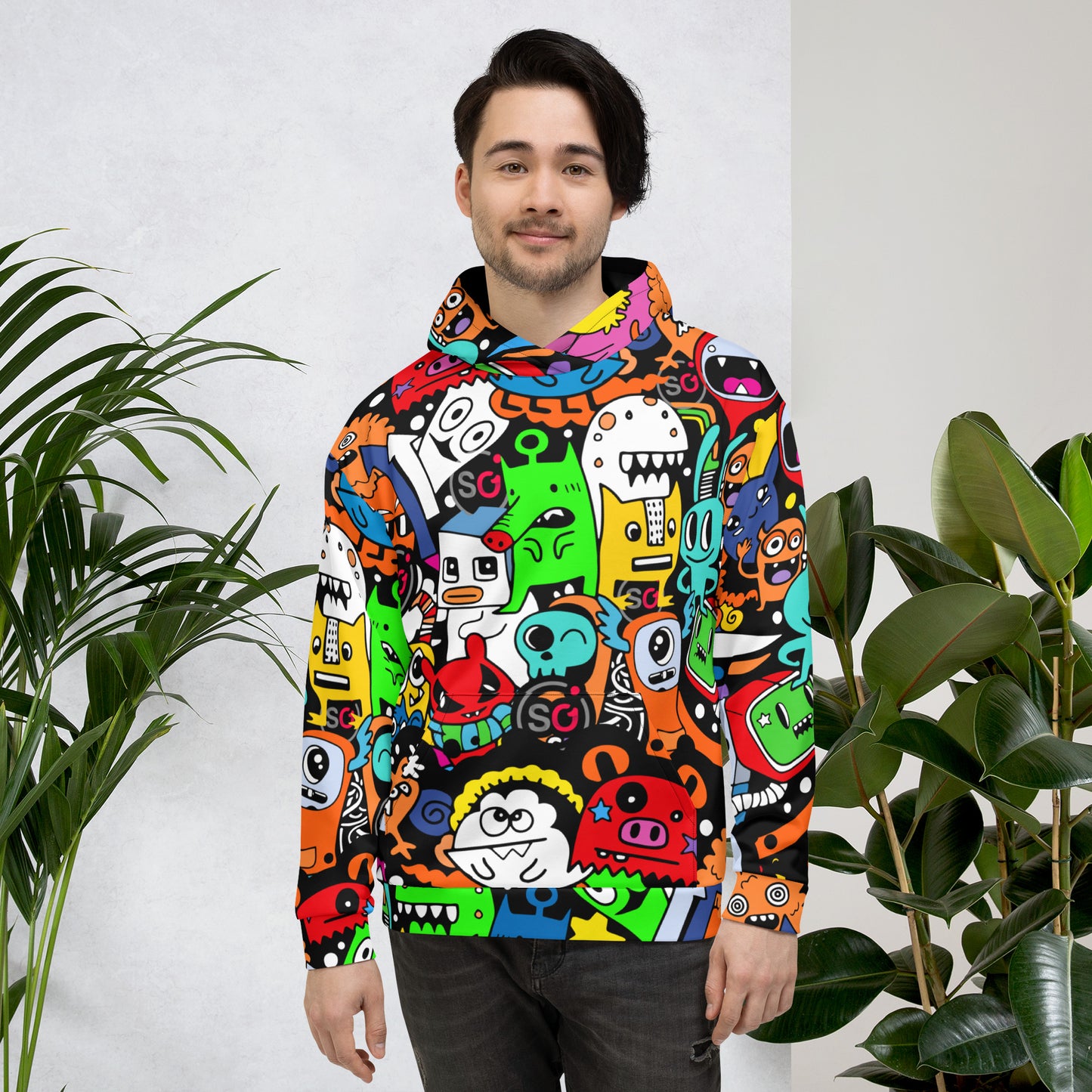 StyleOne Hoodie: Alien Droids Fun - Einzigartiger Kapuzenpullover mit futuristischem Flair