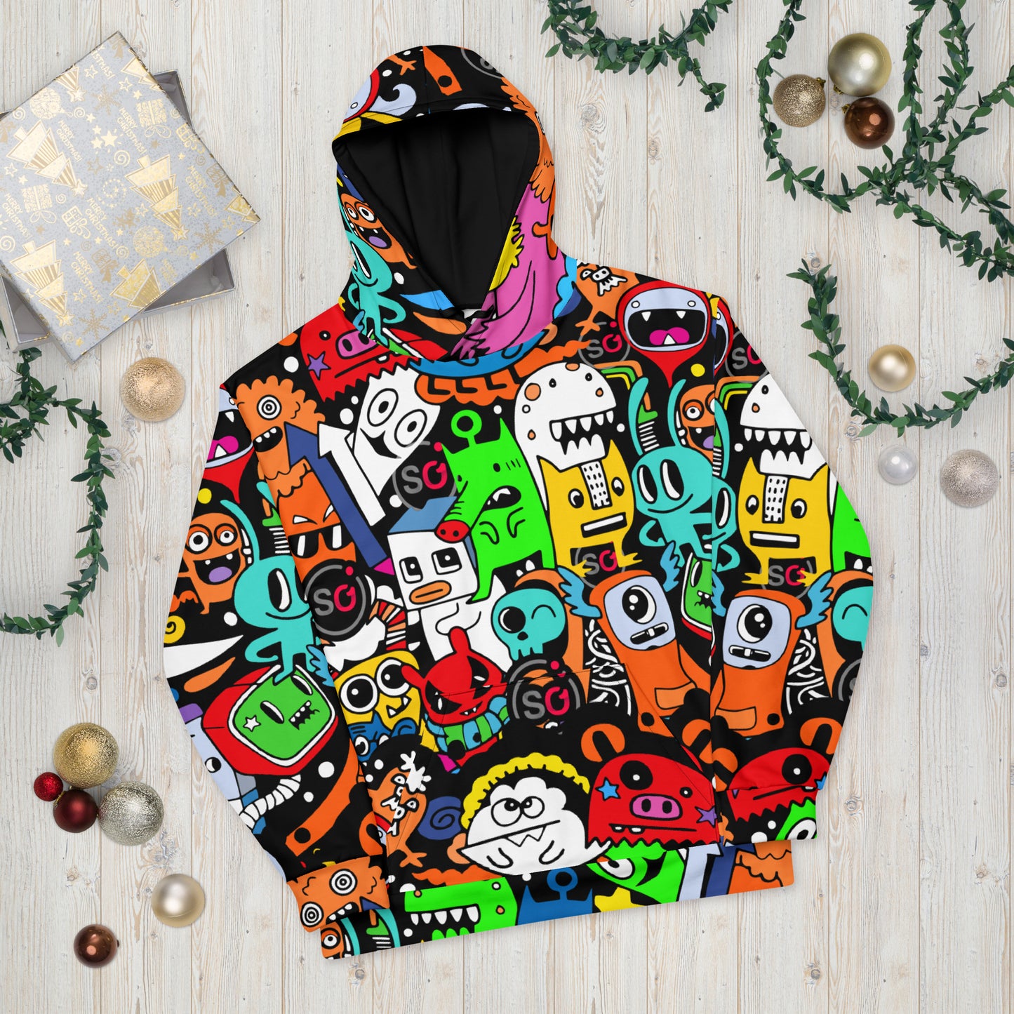 StyleOne Hoodie: Alien Droids Fun - Einzigartiger Kapuzenpullover mit futuristischem Flair