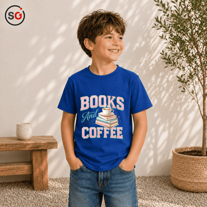 Books & Coffee T-Shirt – Für Leseratten & Kaffeefans | StyleOne - StyleOne