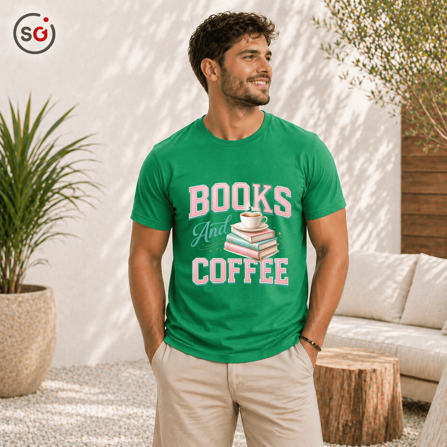 Books & Coffee T-Shirt – Für Leseratten & Kaffeefans | StyleOne - StyleOne