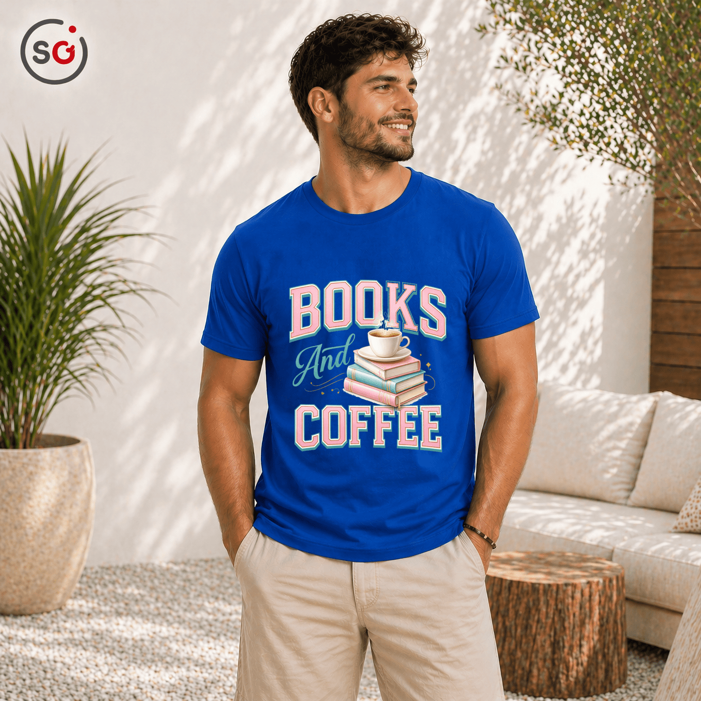 Books & Coffee T-Shirt – Für Leseratten & Kaffeefans | StyleOne - StyleOne