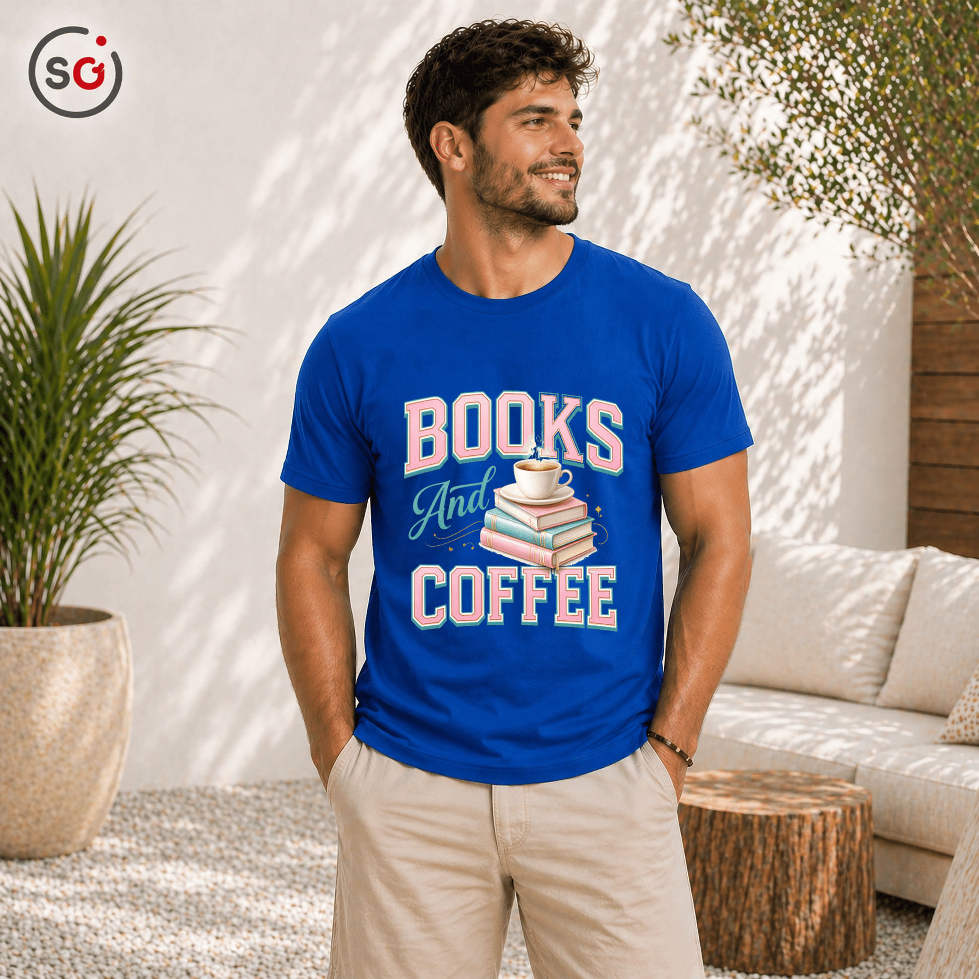 Books & Coffee T-Shirt – Für Leseratten & Kaffeefans | StyleOne - StyleOne