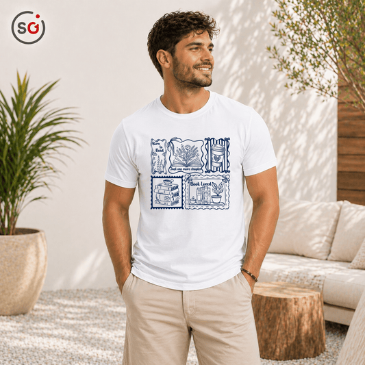Born to Read & Book Lover T-Shirt für Lesefans – Familie - StyleOne