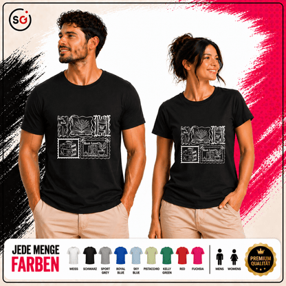 Buchliebhaber T-Shirt | Vintage Lese - Stempel Design | Herren & Damen - StyleOne