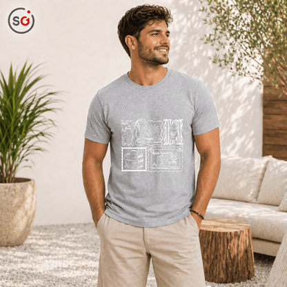 Buchliebhaber T-Shirt | Vintage Lese - Stempel Design | Herren & Damen - StyleOne