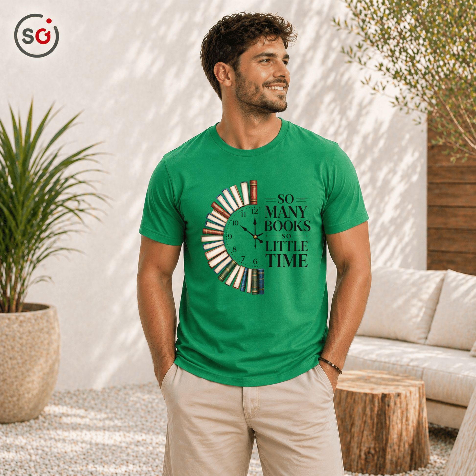 Bücher T-Shirt: So Many Books So Little Time | Für Leseratten & Kids - StyleOne